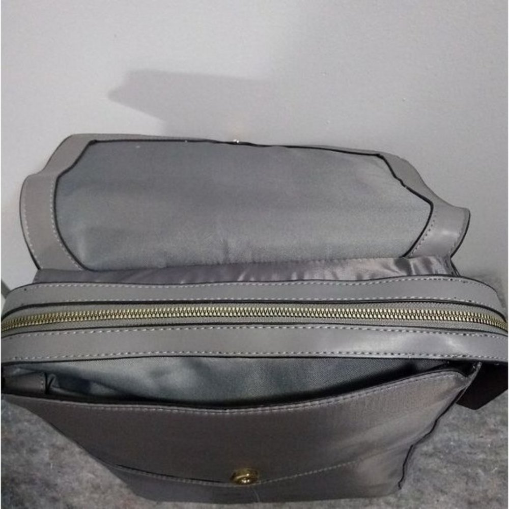 A New Day Men Backpack  Nylon Gray Backpack - Picture 4 of 8